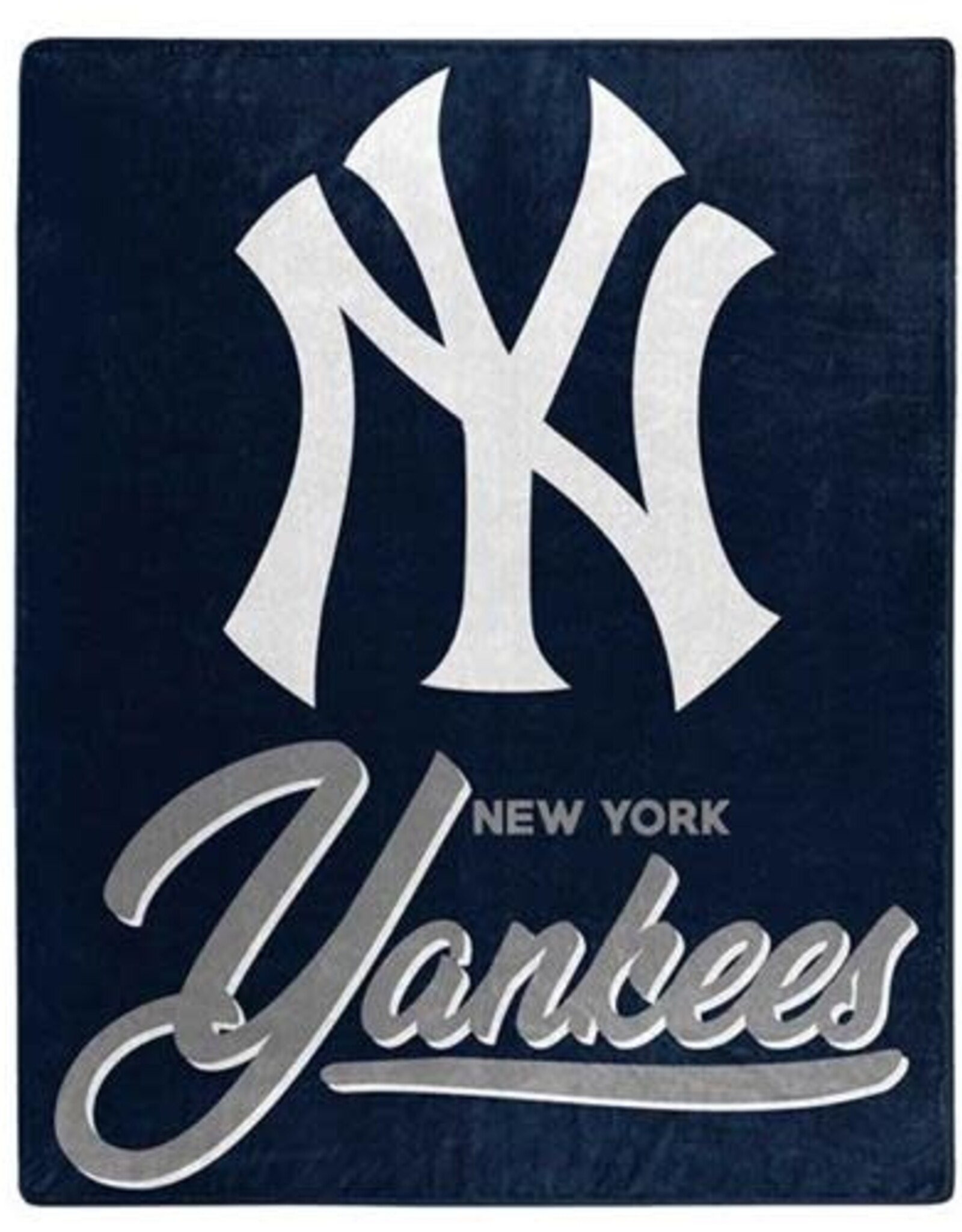 Northwest New York Yankees Royal Plush 50x60 Signature Throw