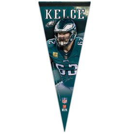 WINCRAFT Philadelphia Eagles Jason Kelce 12"x30" Premium Pennant