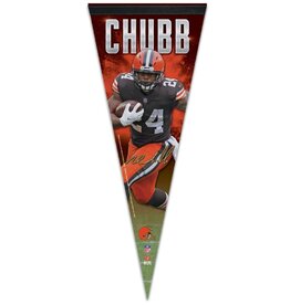 WINCRAFT Cleveland Browns Nick Chubb 12"x30" Premium Pennant