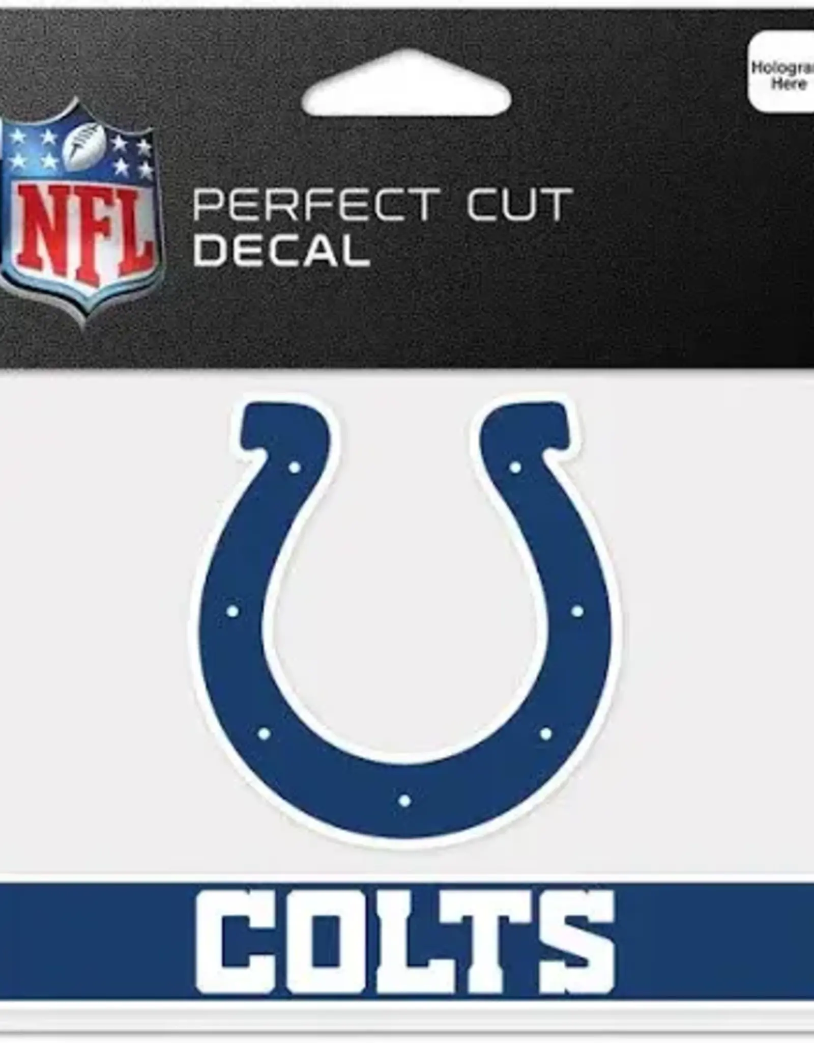 WINCRAFT Indianapolis Colts 4x5 Perfect Cut Decals