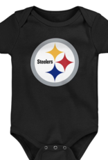 OUTERSTUFF Pittsburgh Steelers Newborn Born To Be 3-Piece Creeper Set