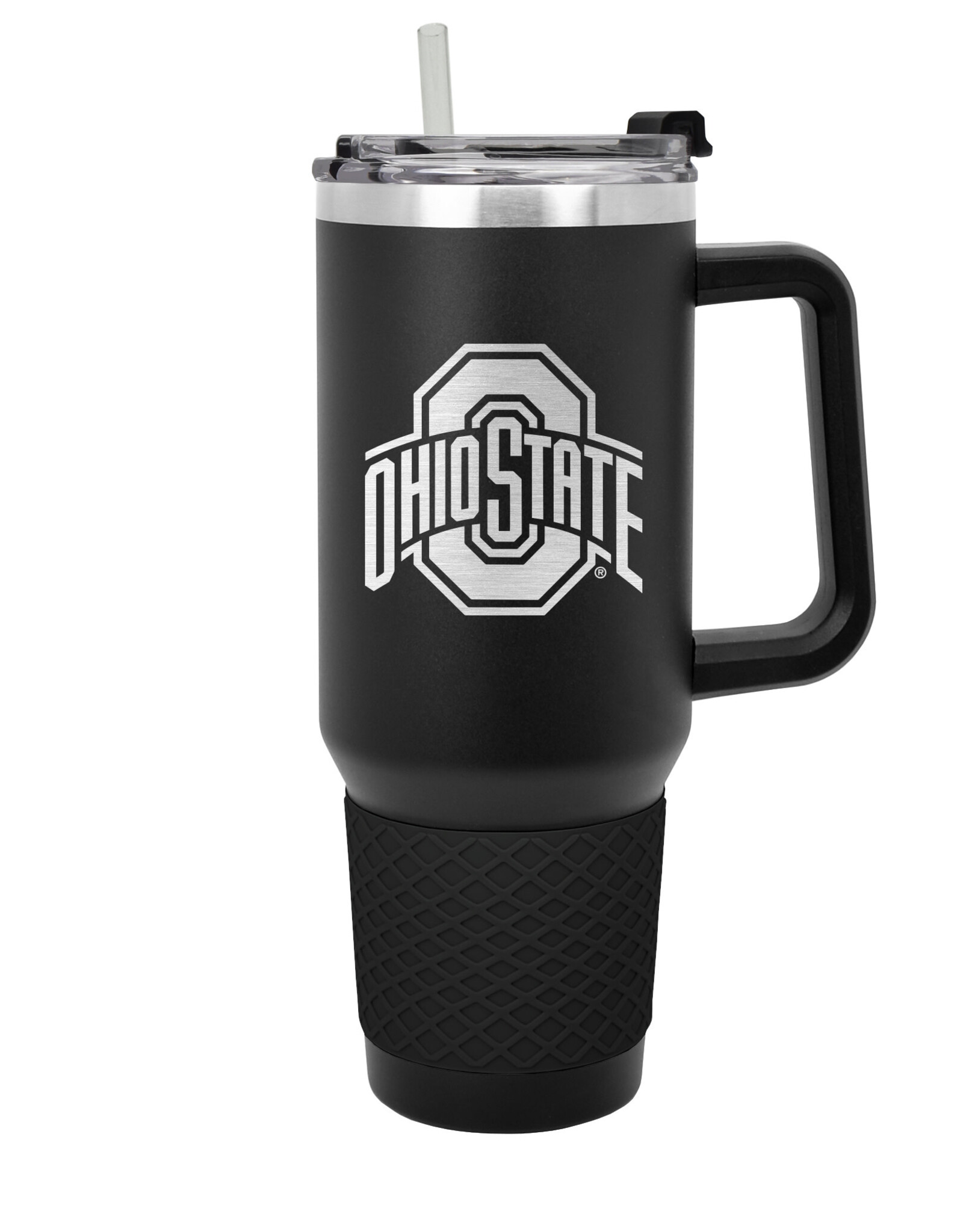 Great American Products Ohio State Buckeyes 40oz Stealth Travel Tumbler - Black