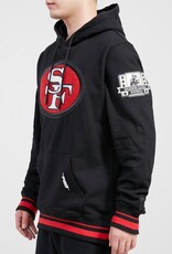 Pro Standard San Francisco 49ers Men's Retro Classic Fleece Pullover Hoodie - Black