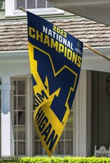 WINCRAFT Michigan Wolverines National Champions House Flag