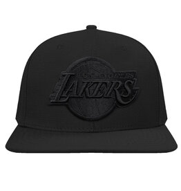 Pro Standard Los Angeles Lakers Triple Black Logo Snapback Cap