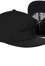 Pro Standard Los Angeles Lakers Triple Black Logo Snapback Cap