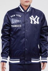 Pro Standard New York Yankees Men's Classic Retro Satin Jacket - Navy