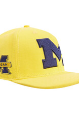 Pro Standard Michigan Wolverines Classic Primary Logo Wool Snapback Cap
