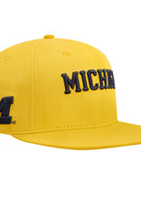 Pro Standard Michigan Wolverines Classic Primary Wordmark Wool Snapback Cap