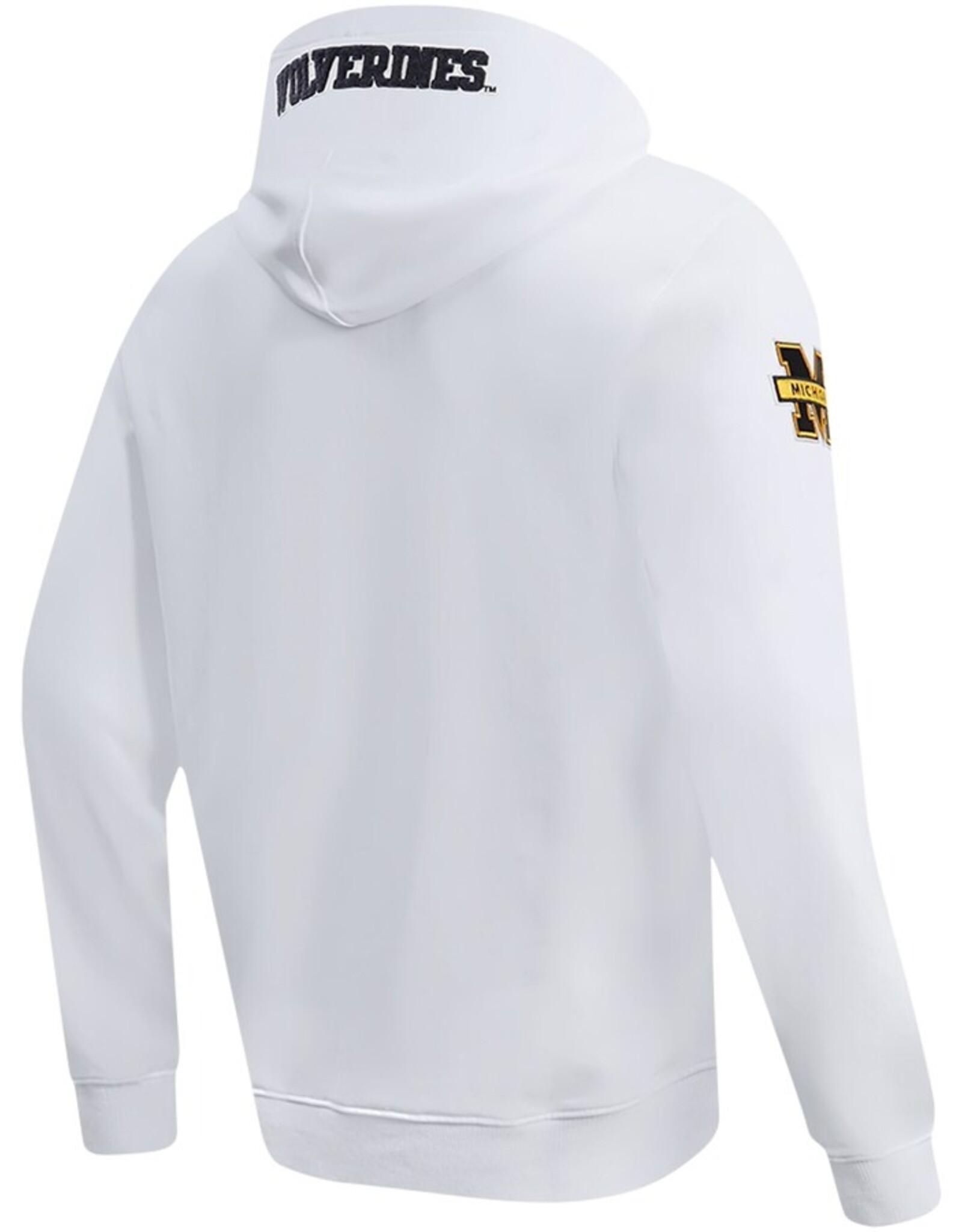 Pro Standard Michigan Wolverines Men's Classic Pullover Hoodie - White