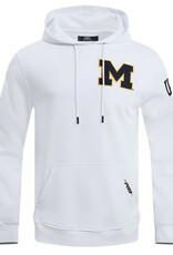 Pro Standard Michigan Wolverines Men's Classic Pullover Hoodie - White