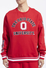 Pro Standard Ohio State Buckeyes Men's Classic Stacked Logo Pullover Crew