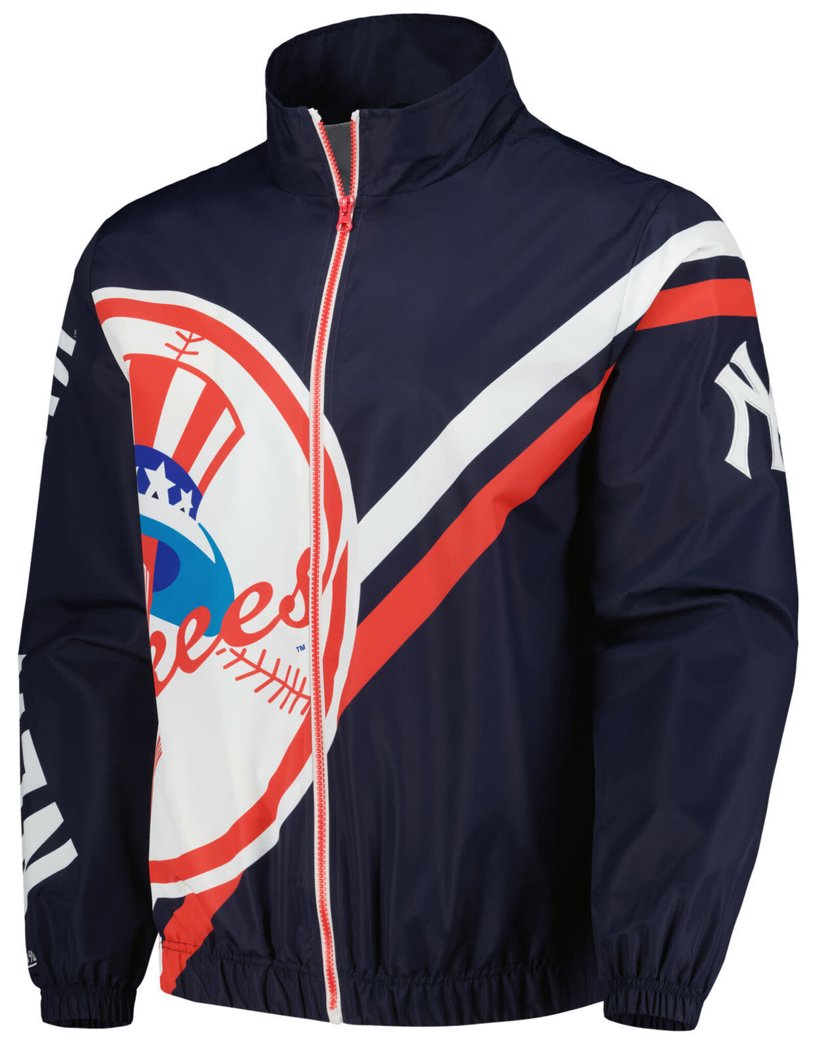 Mitchell & Ness New York Yankees Men's Exploded Logo Warm Up Jacket / FINAL SALE