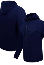 Pro Standard Dallas Cowboys Men's Triple Tonal Front Zip Hoodie