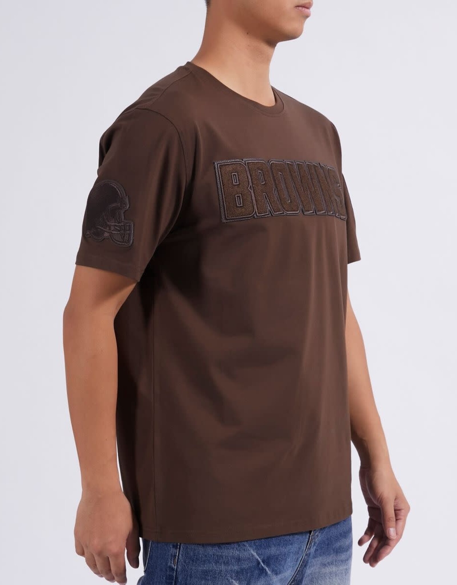 Pro Standard Cleveland Browns Men's Triple Tonal Short Sleeve Tee