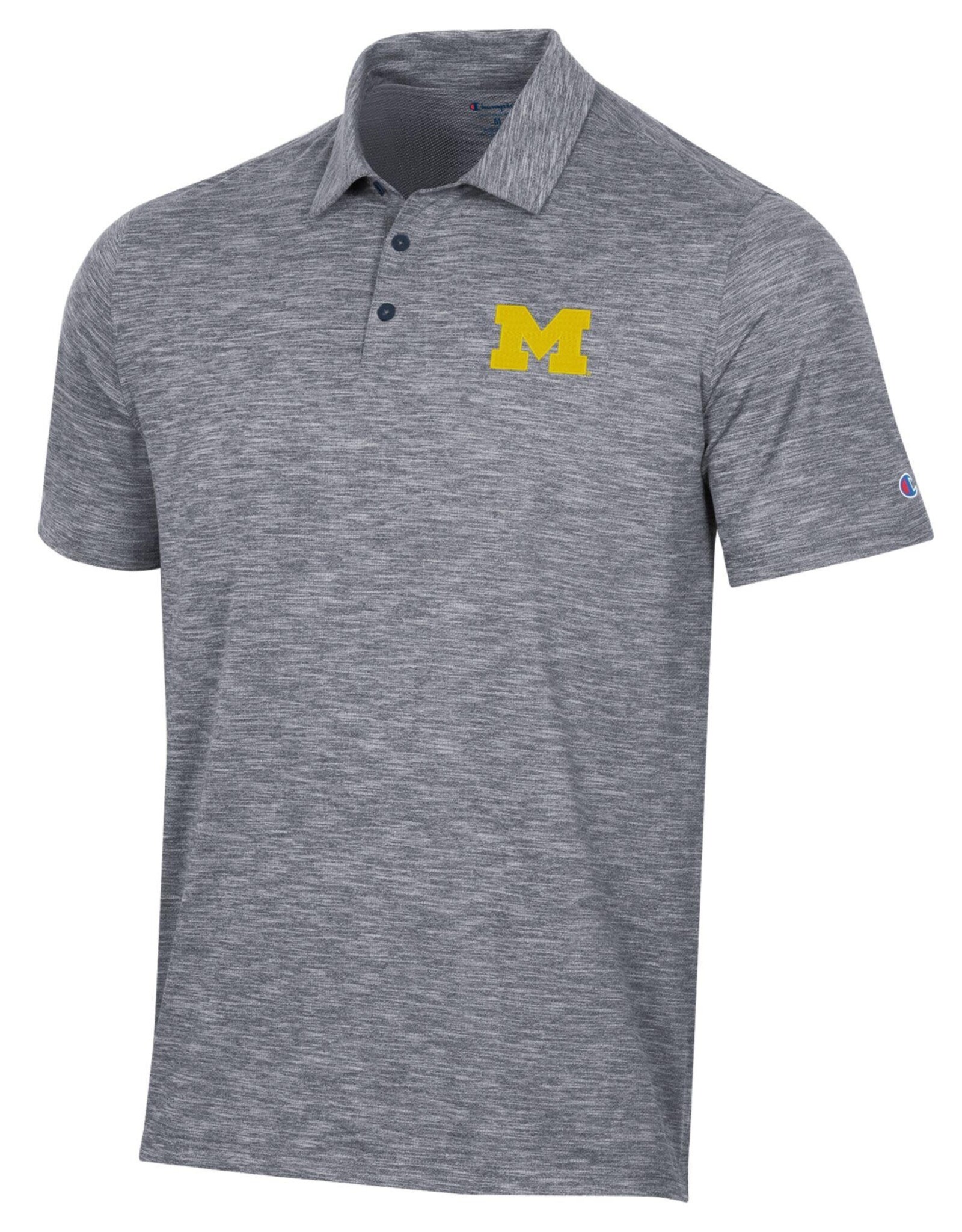 Champion Michigan Wolverines Men's Micro Mesh Polo Shirt