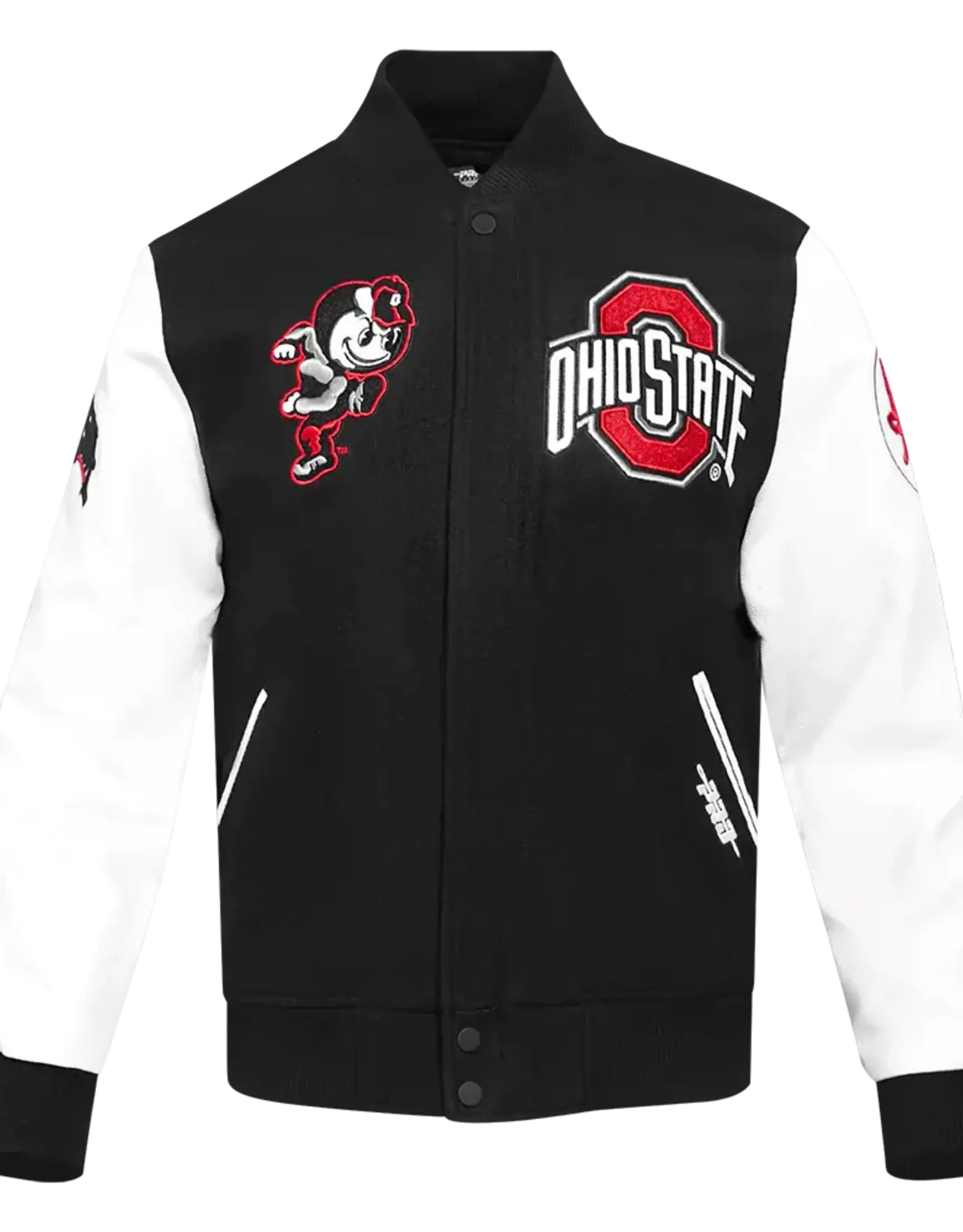 Pro Standard Ohio State Buckeyes Men's Classic Wool Varsity Jacket