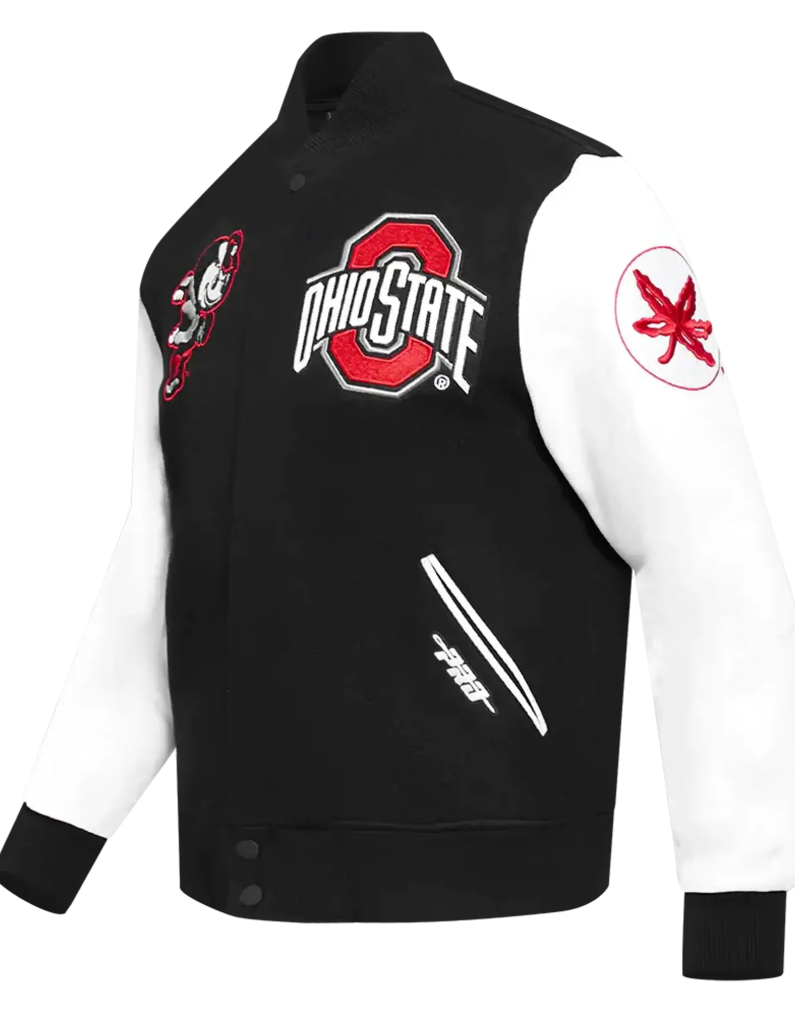 Pro Standard Ohio State Buckeyes Men's Classic Wool Varsity Jacket