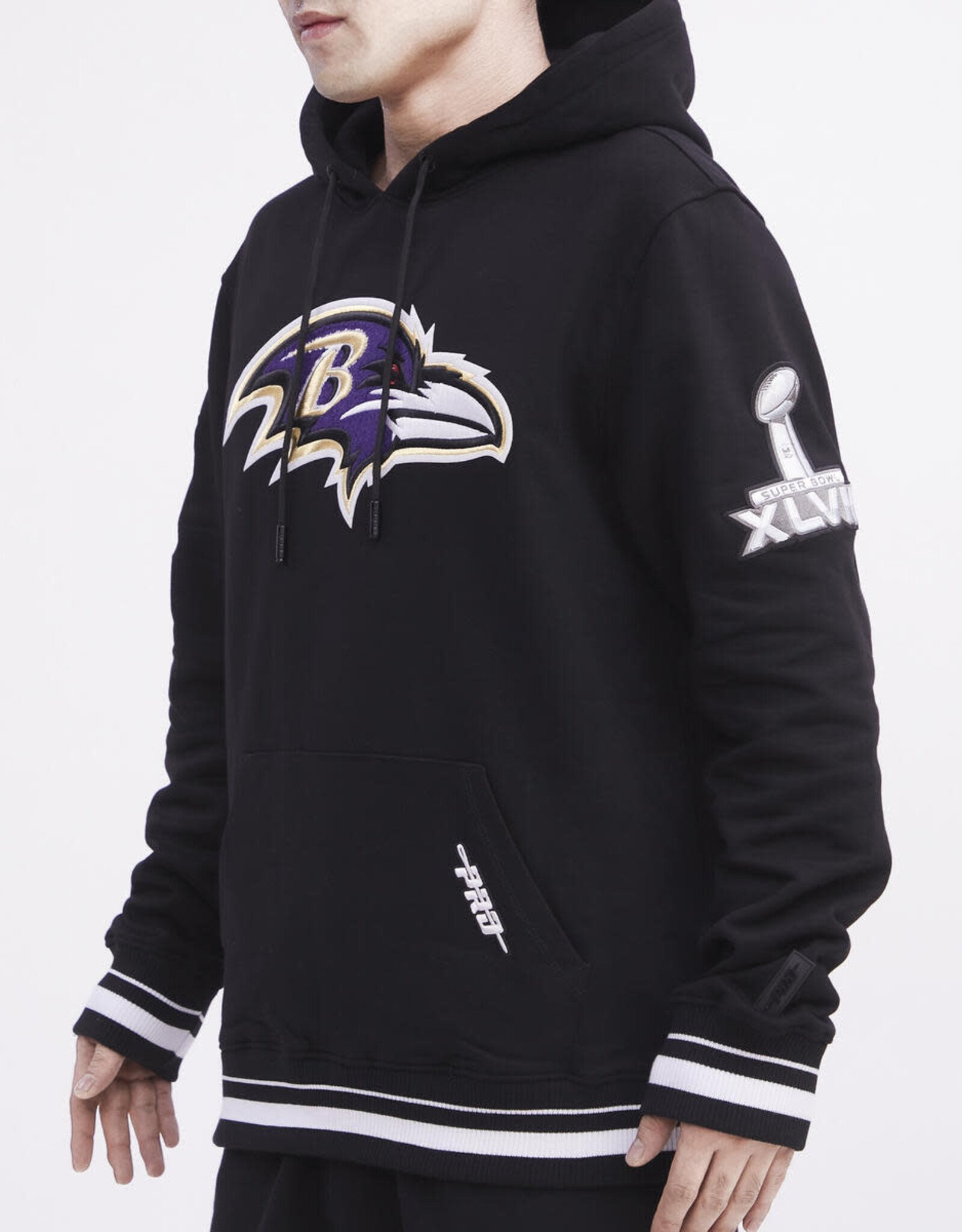 Pro Standard Baltimore Ravens Men's Mash Up Rib Pullover Hoodie