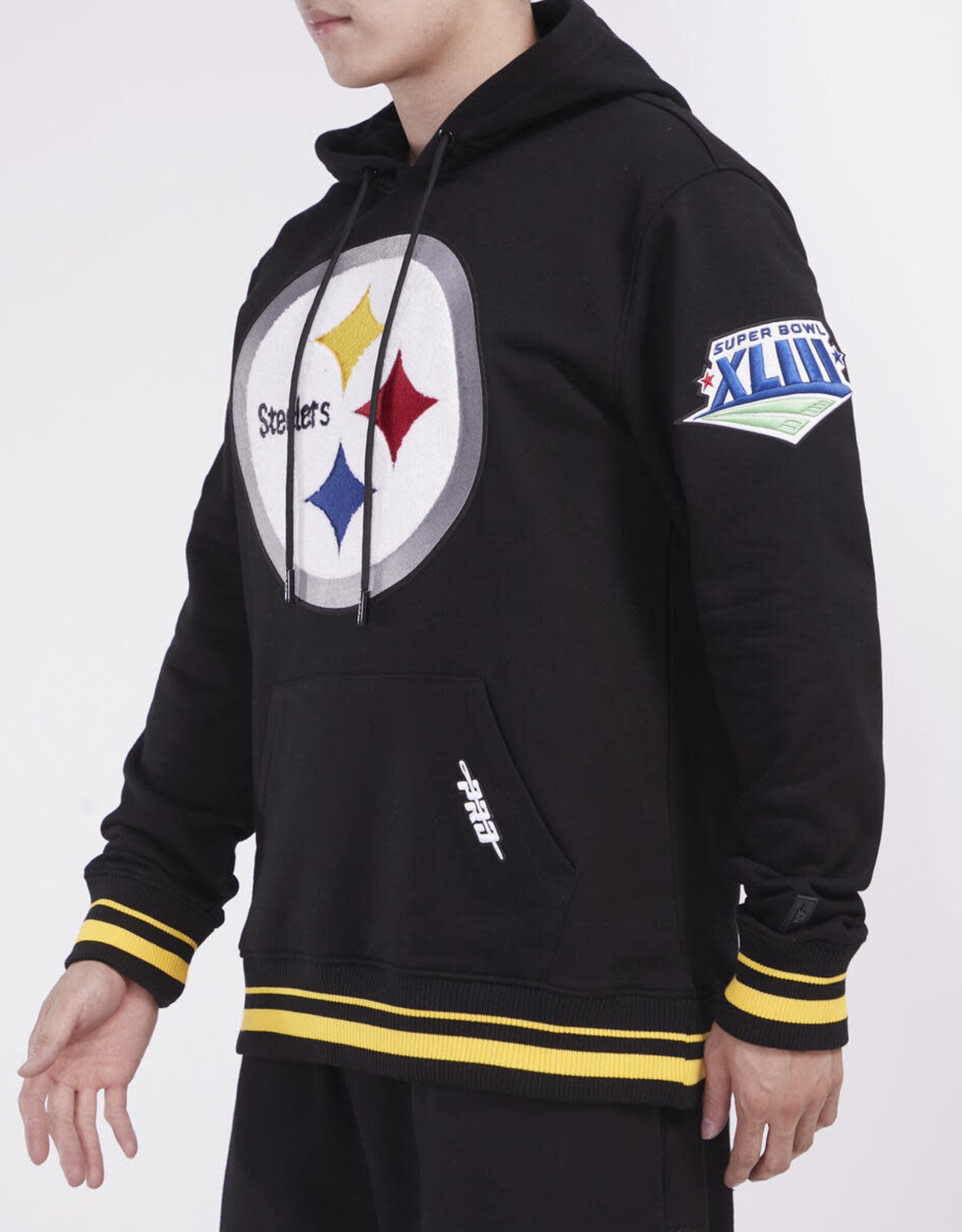 Pro Standard Pittsburgh Steelers Men's Mash Up Rib Pullover Hoodie