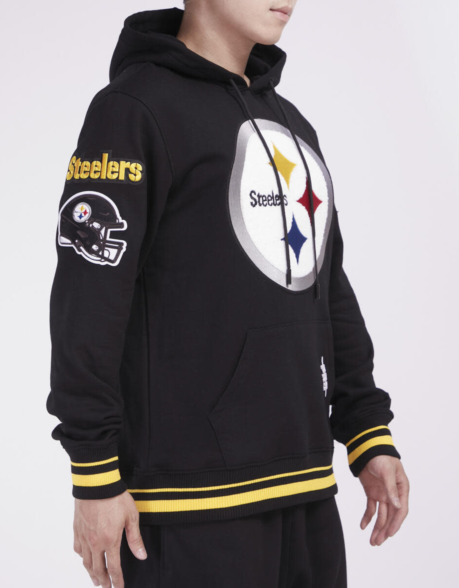 Pro Standard Pittsburgh Steelers Men's Mash Up Rib Pullover Hoodie