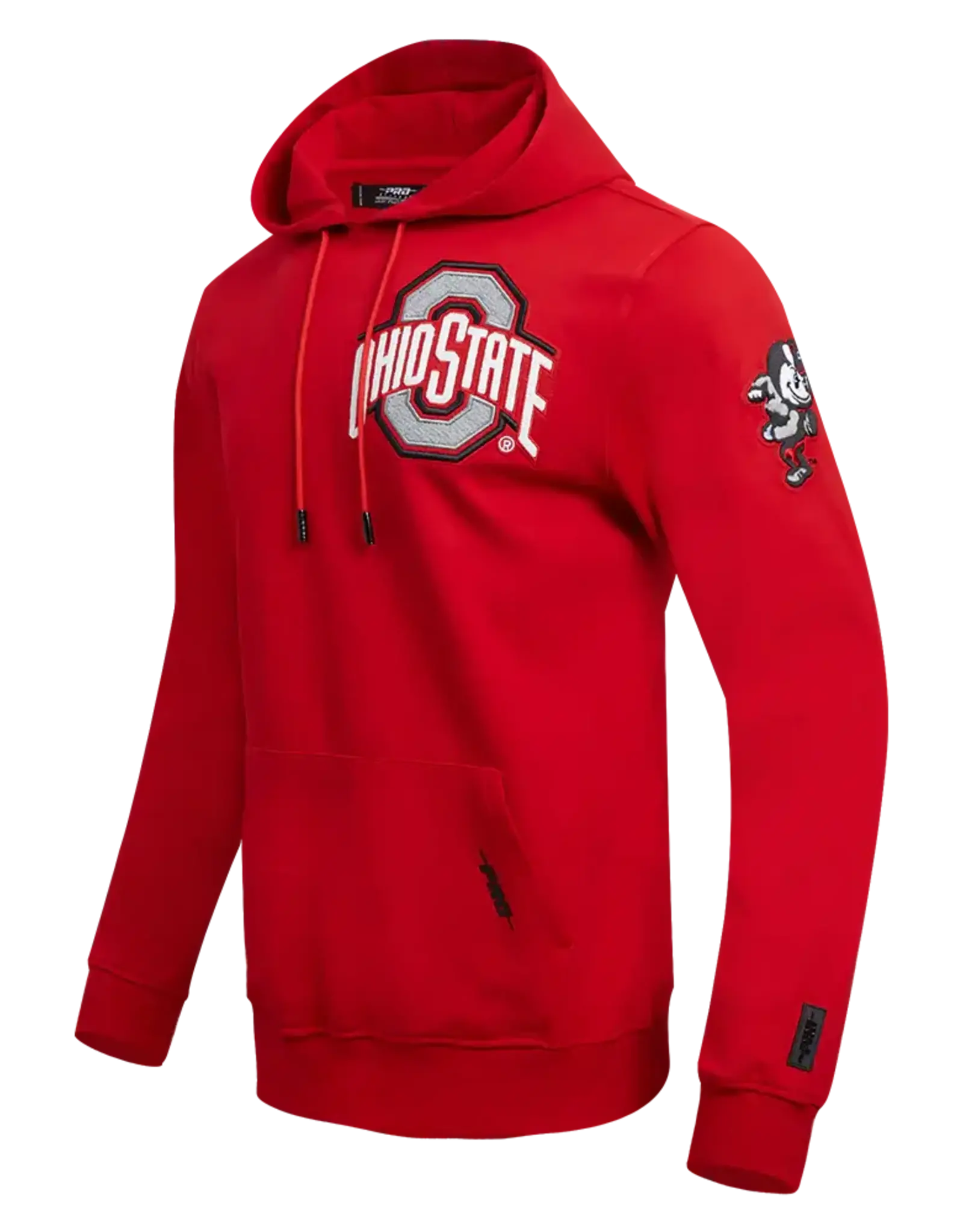 Pro Standard Ohio State Buckeyes Men's Classic Stacked Logo Pullover Hoodie