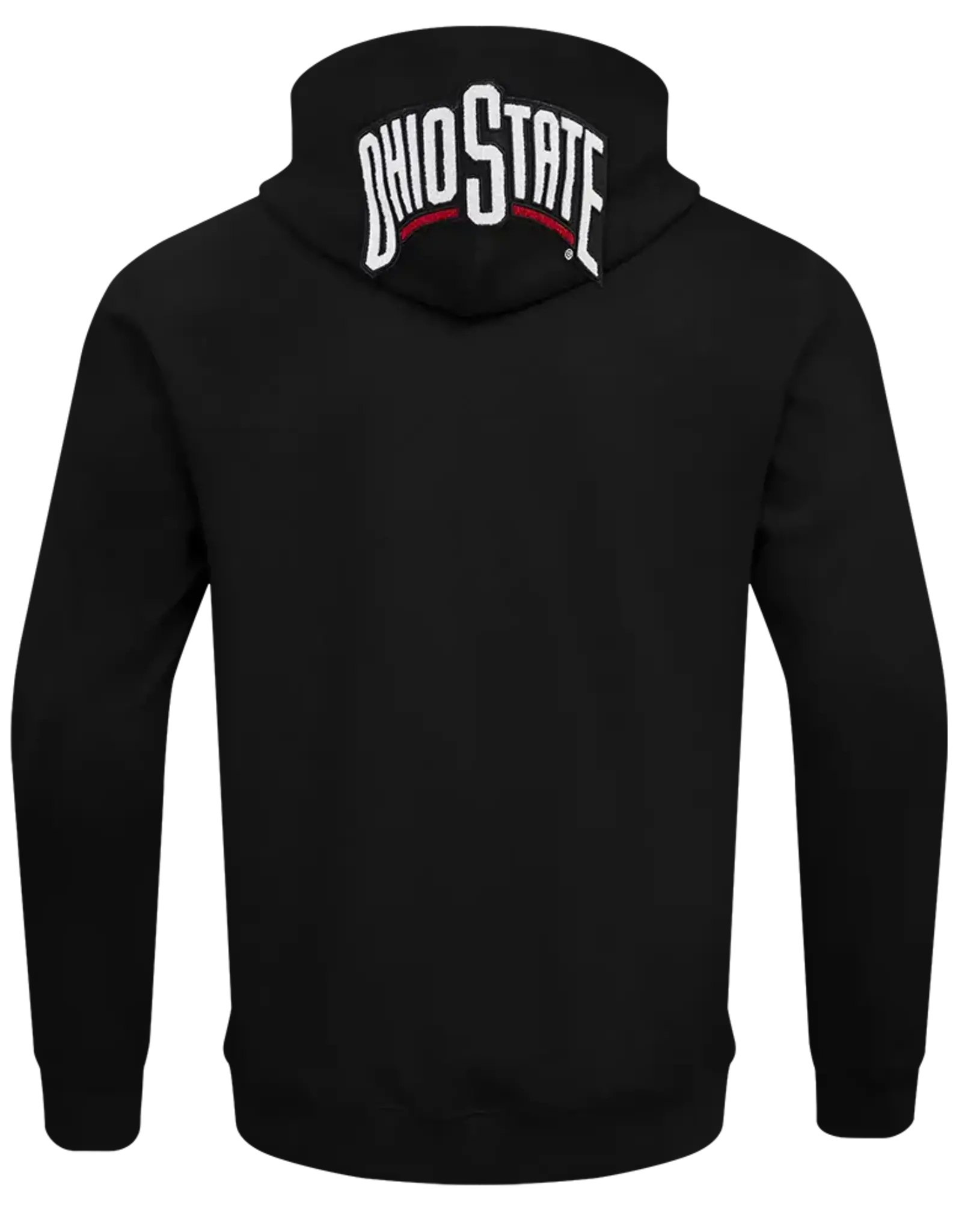 Pro Standard Ohio State Buckeyes Men's Classic Logo Front Zip Hoodie