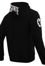 Pro Standard Ohio State Buckeyes Men's Classic Logo Front Zip Hoodie
