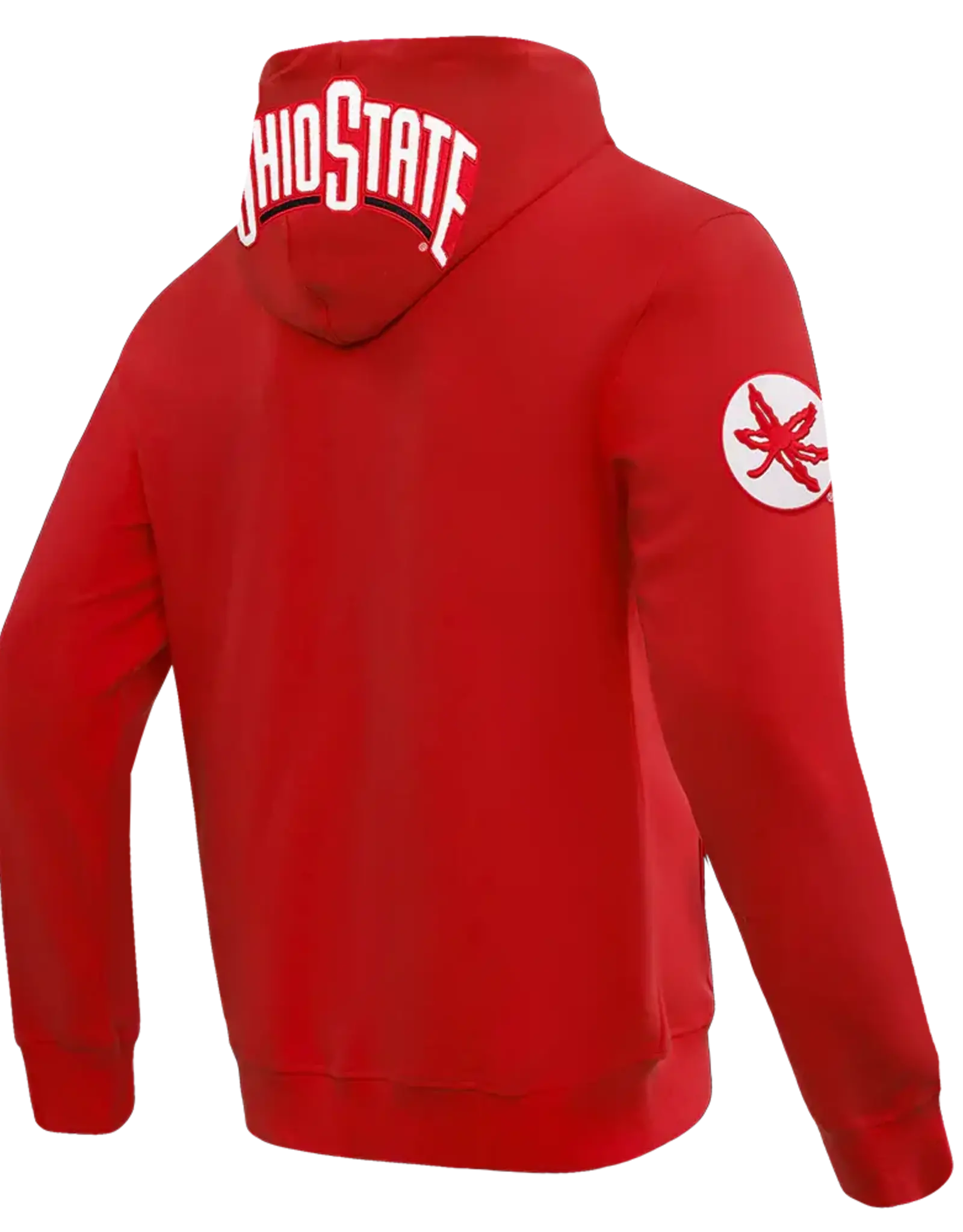 Pro Standard Ohio State Buckeyes Men's Classic Logo Front Zip Hoodie