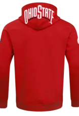 Pro Standard Ohio State Buckeyes Men's Classic Logo Front Zip Hoodie
