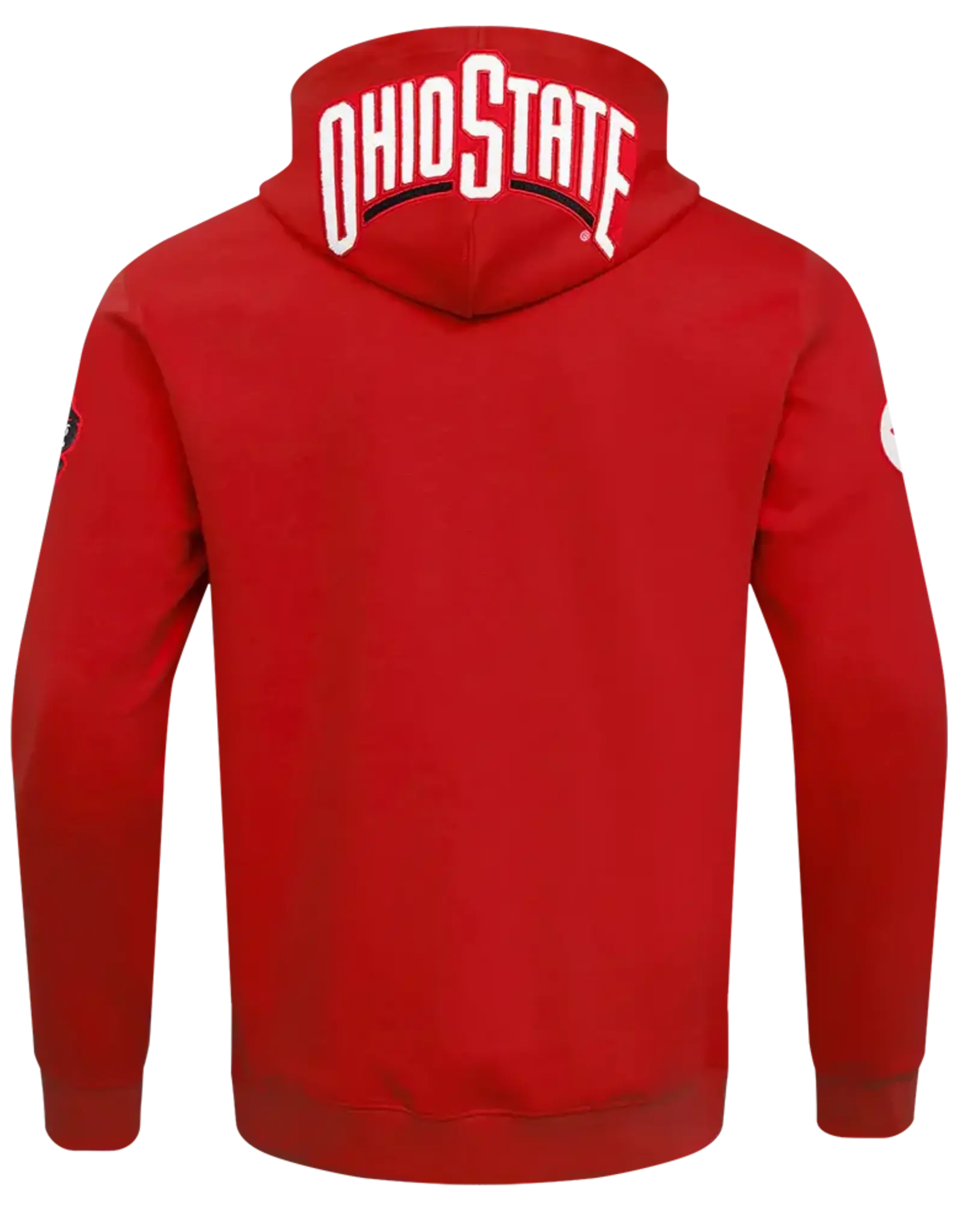 Pro Standard Ohio State Buckeyes Men's Classic Logo Front Zip Hoodie