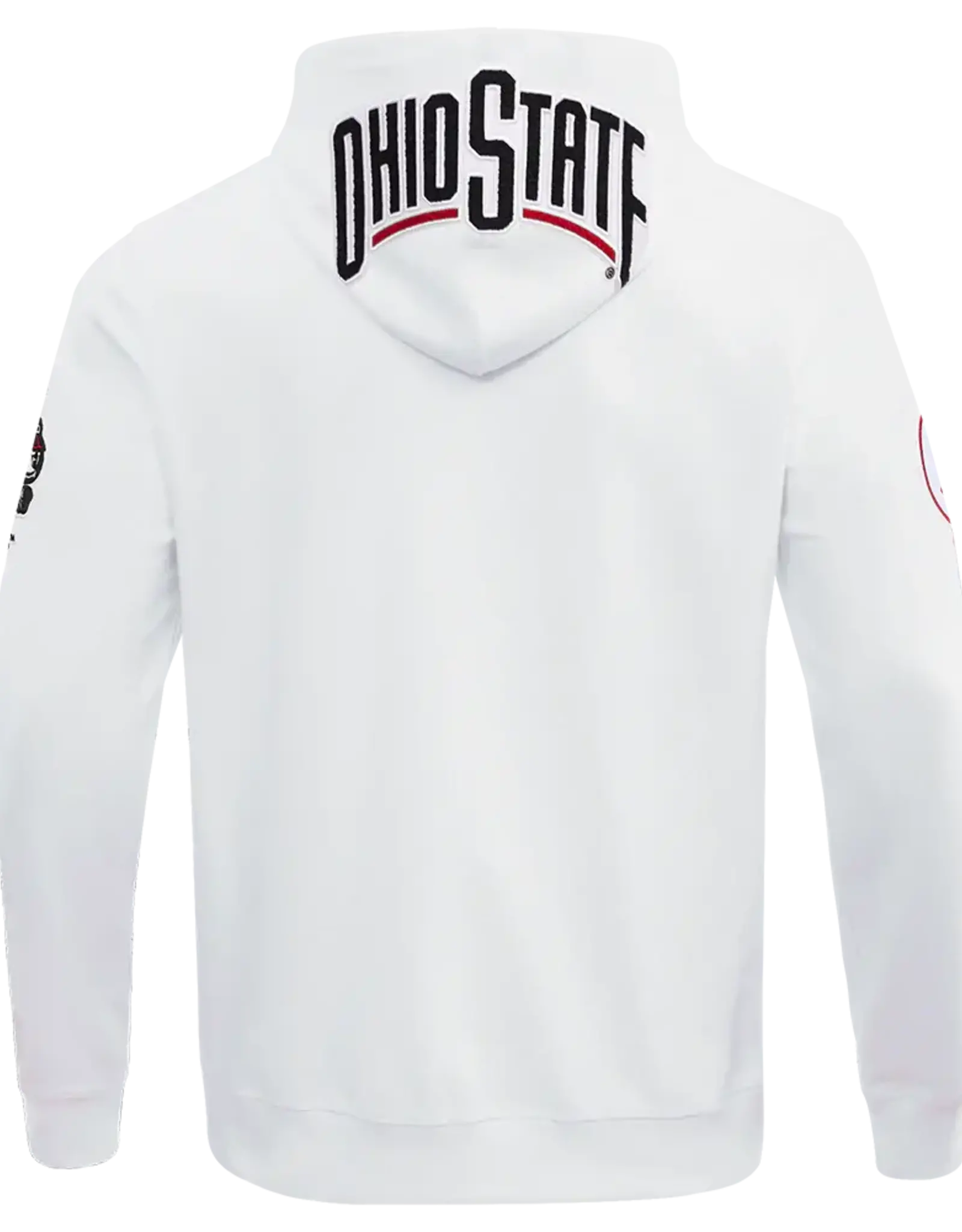 Pro Standard Ohio State Buckeyes Men's Classic Logo Front Zip Hoodie