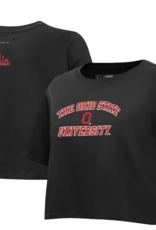 Pro Standard Ohio State Buckeyes Women's Classic Boxy Cropped Tee