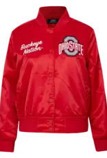 Pro Standard Ohio State Buckeyes Women's Classic Satin Jacket