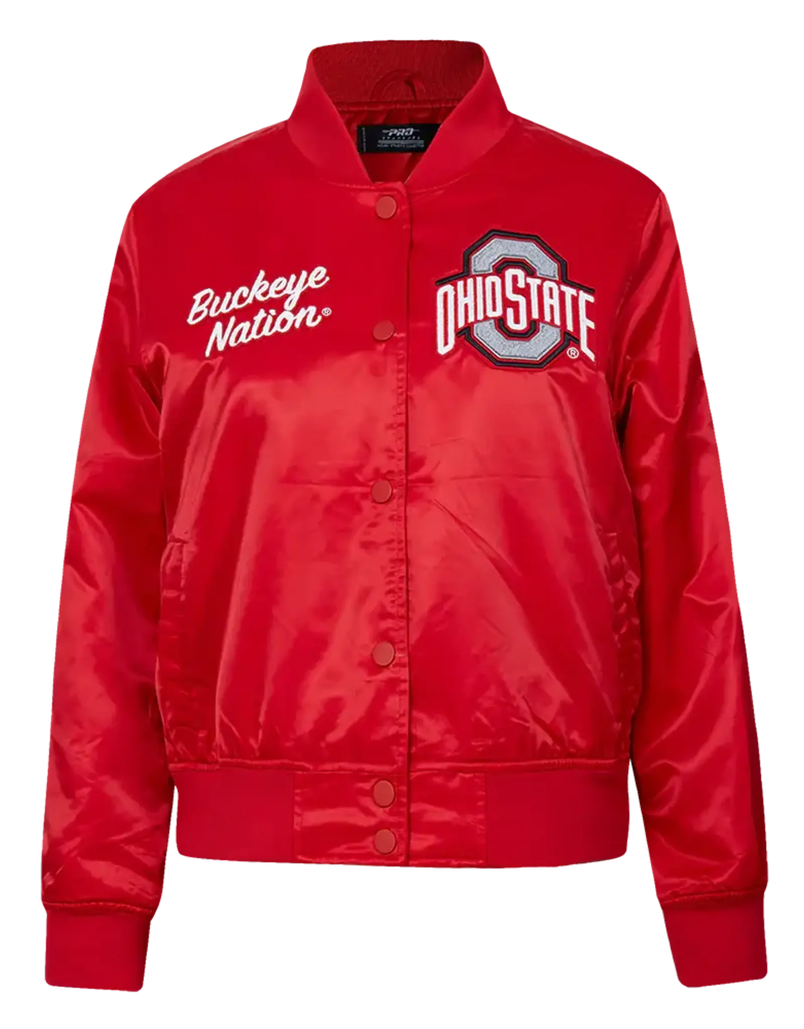 Pro Standard Ohio State Buckeyes Women's Classic Satin Jacket