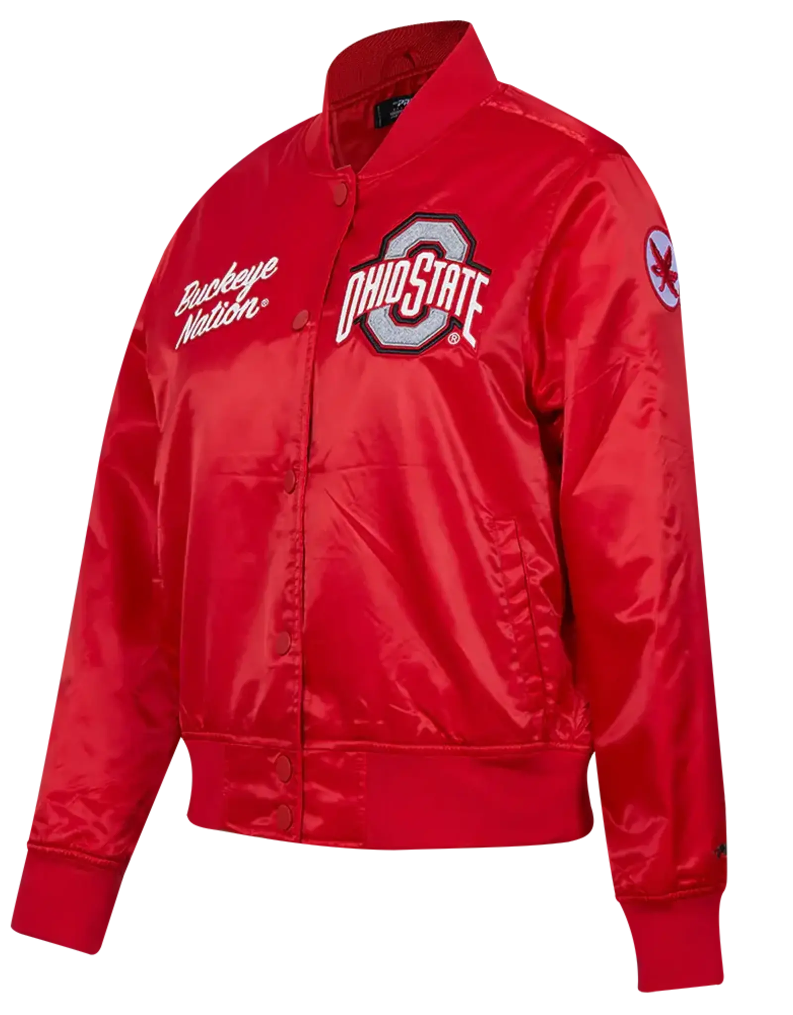 Pro Standard Ohio State Buckeyes Women's Classic Satin Jacket