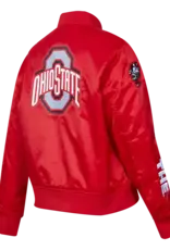 Pro Standard Ohio State Buckeyes Women's Classic Satin Jacket