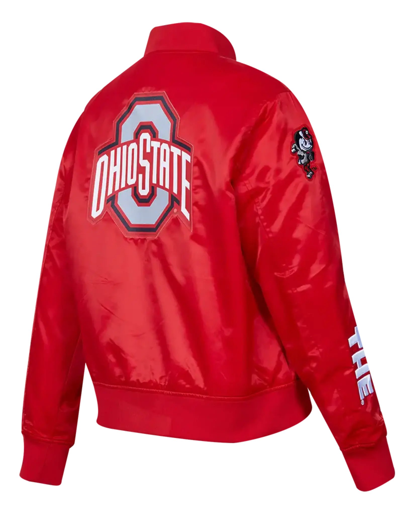 Pro Standard Ohio State Buckeyes Women's Classic Satin Jacket