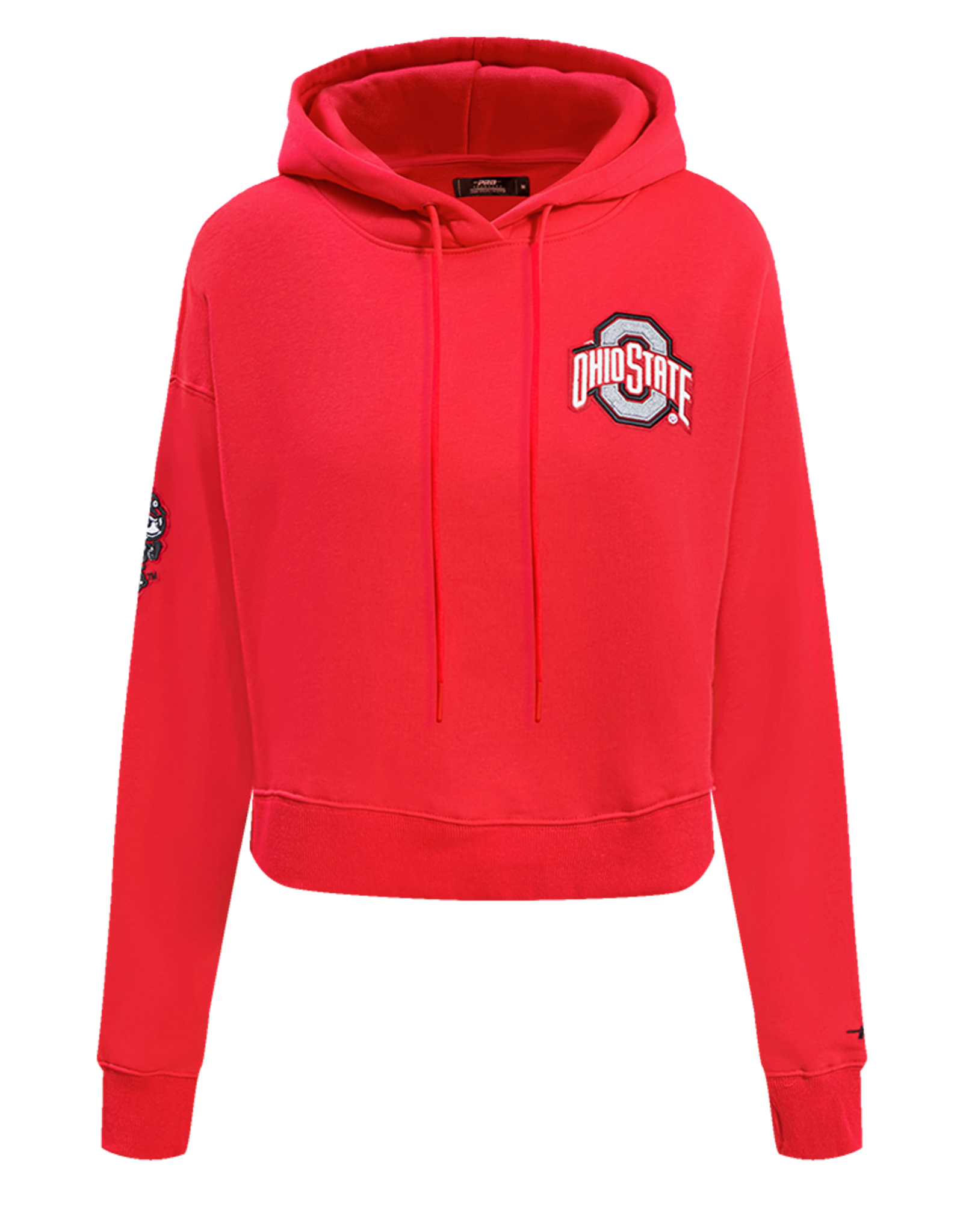 Pro Standard Ohio State Buckeyes Women's Classic Cropped Pullover Hoodie