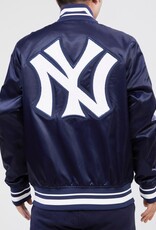 Pro Standard New York Yankees Men's Classic Retro Satin Jacket - Navy
