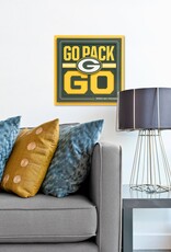 YOU THE FAN Green Bay Packers 3D Slogan Series 12x12 Wall Art