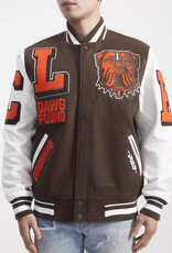 Pro Standard Cleveland Browns Men's Mash Up Varsity Jacket