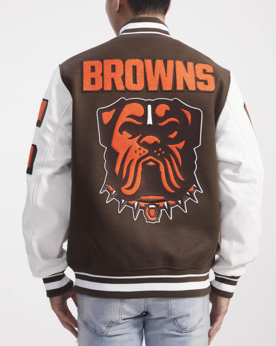 Cleveland Browns Mash Up Varsity Jacket