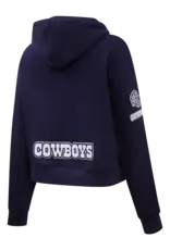 Pro Standard Dallas Cowboys Women's Classic Cropped Pullover Hoodie