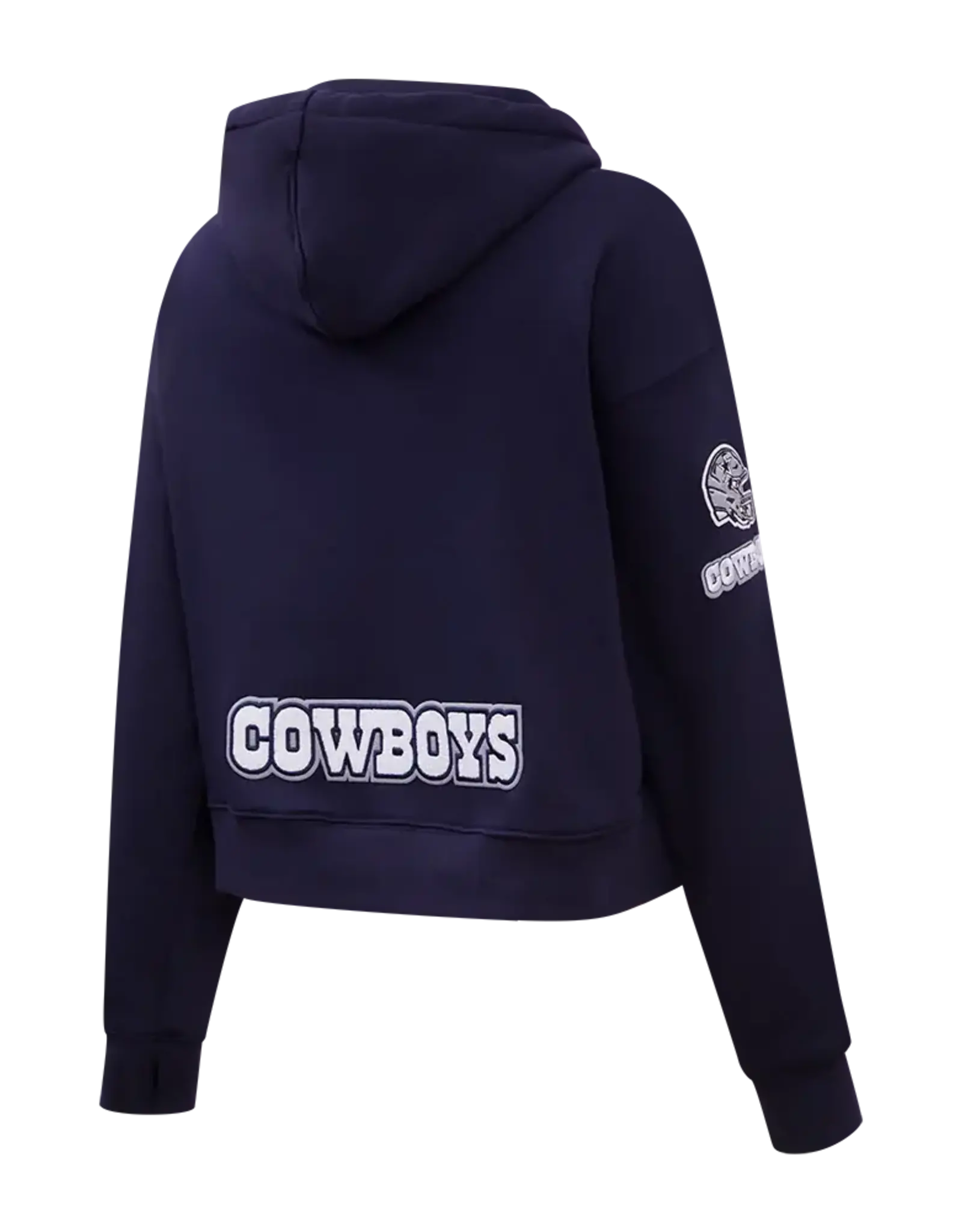 Pro Standard Dallas Cowboys Women's Classic Cropped Pullover Hoodie
