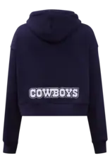 Pro Standard Dallas Cowboys Women's Classic Cropped Pullover Hoodie