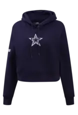 Pro Standard Dallas Cowboys Women's Classic Cropped Pullover Hoodie