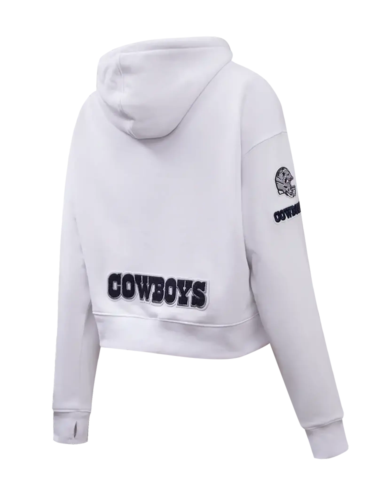 Pro Standard Dallas Cowboys Women's Classic Cropped Pullover Hoodie