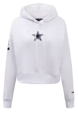 Pro Standard Dallas Cowboys Women's Classic Cropped Pullover Hoodie