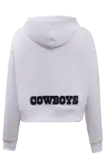 Pro Standard Dallas Cowboys Women's Classic Cropped Pullover Hoodie